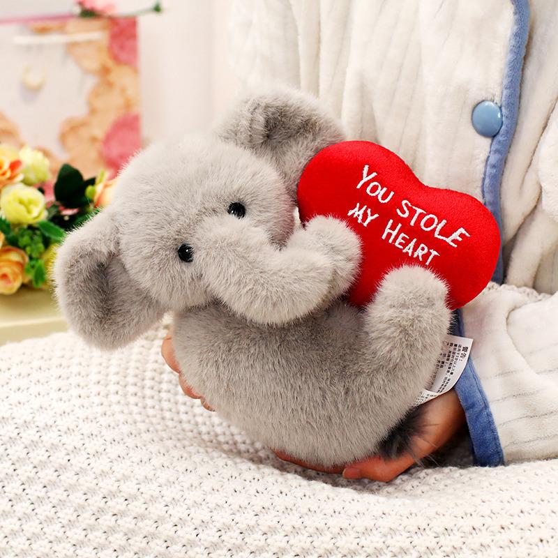 Cute Heart-stealing Pig Doll Cartoon Elephant Plush Toy Doll Children Comfort Pillow Doll Gift Girl