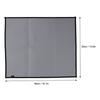 Silicone Coated Fiberglass Fireproof Grill Mat Grey Flame Retardant Fire Pit Mat With Storage Bag Foldable