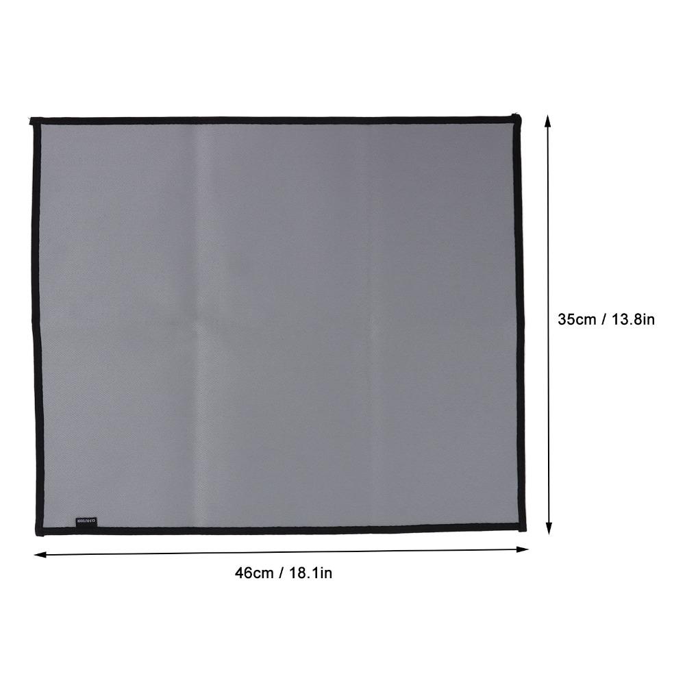 Silicone Coated Fiberglass Fireproof Grill Mat Grey Flame Retardant Fire Pit Mat With Storage Bag Foldable
