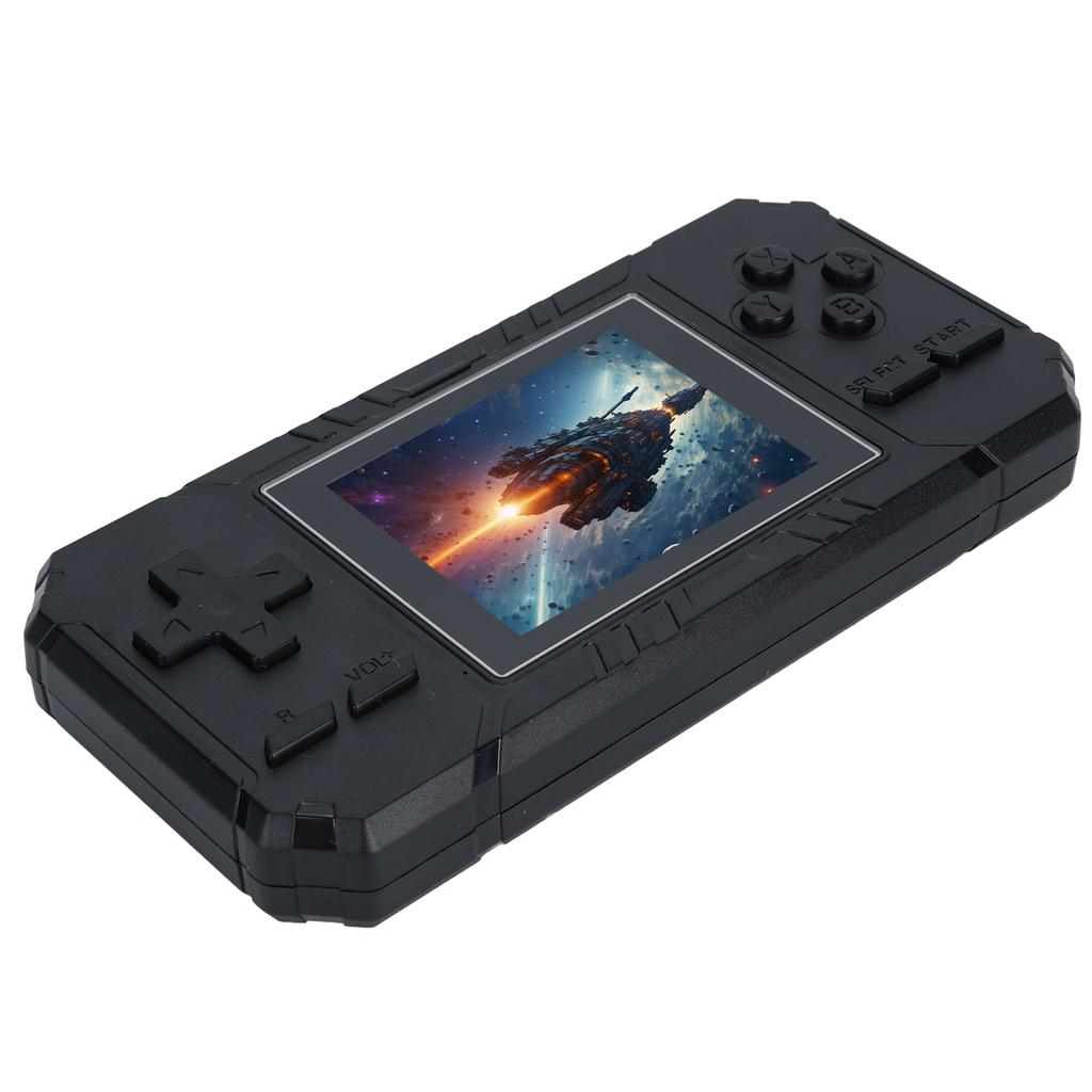 3 Inch Retro Game Console Built in 520 Games Color Screen Handheld Gaming Console Support Double Player TV Connection S8 Black