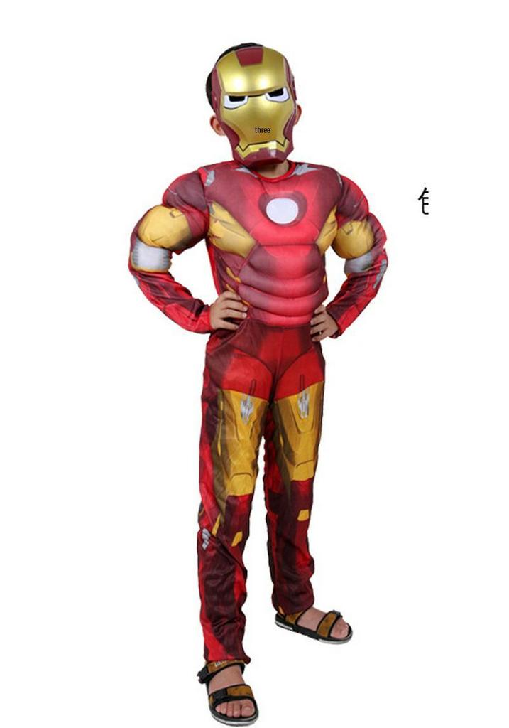 Children's Halloween Cosplay Costumes: Thor, Spider-Man, Venom, King Kong, Hulk.