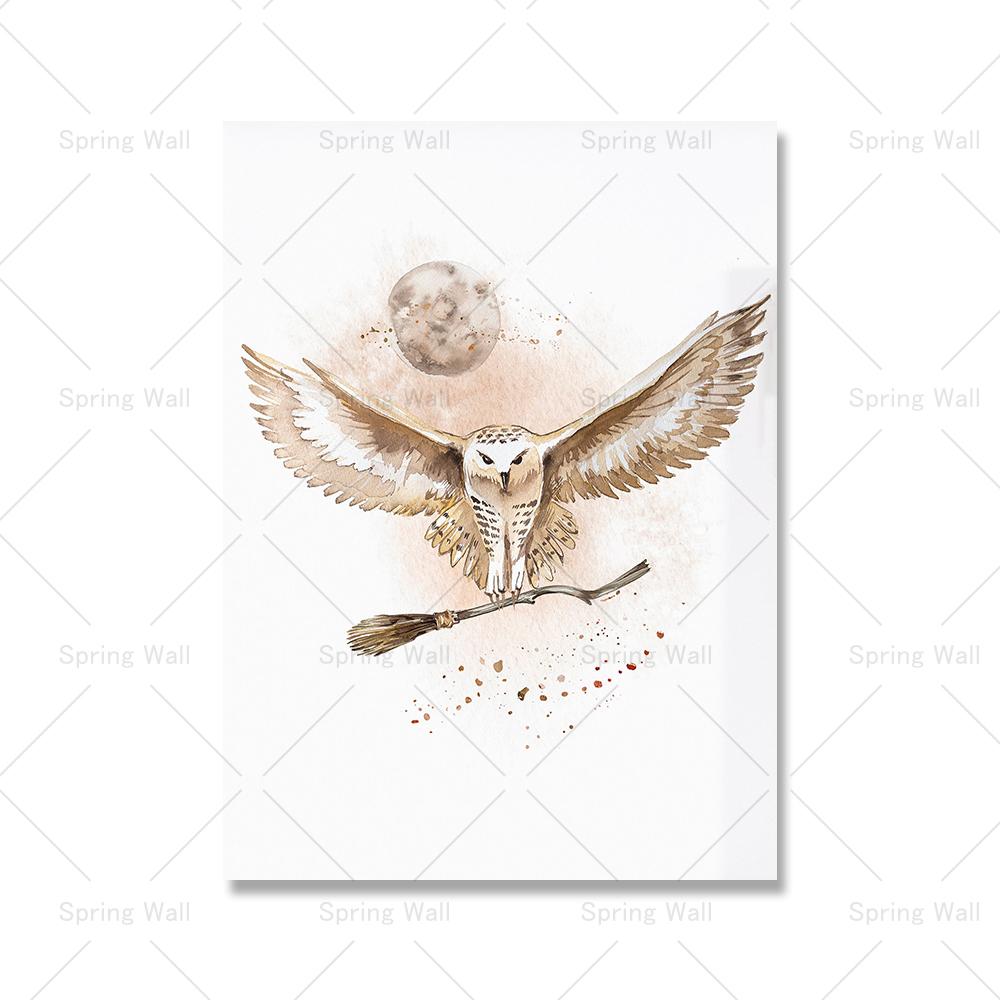 Vrăjitor Școală Matură Carte Poțiune Bufniță Vulpe Film Poster Printuri Artă Pânză Pictură Pepinieră Artă Perete Poze Decor Camera pentru copii