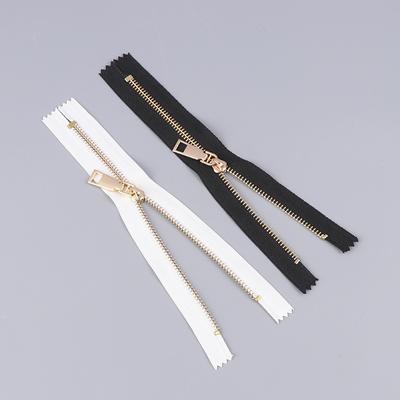 Diy Repair Sewing Hardware Accessories 20/25/30Cm Metal Zippers Close-End Auto Lock Zips For Bag Clothing Garment