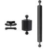 Upgrade Carbon Fiber Float Buoyancy Aquatic Arm 1" Dual Ball Floating Dia 80mm Diving Camera Underwater Tray for Gopro Phone SLR