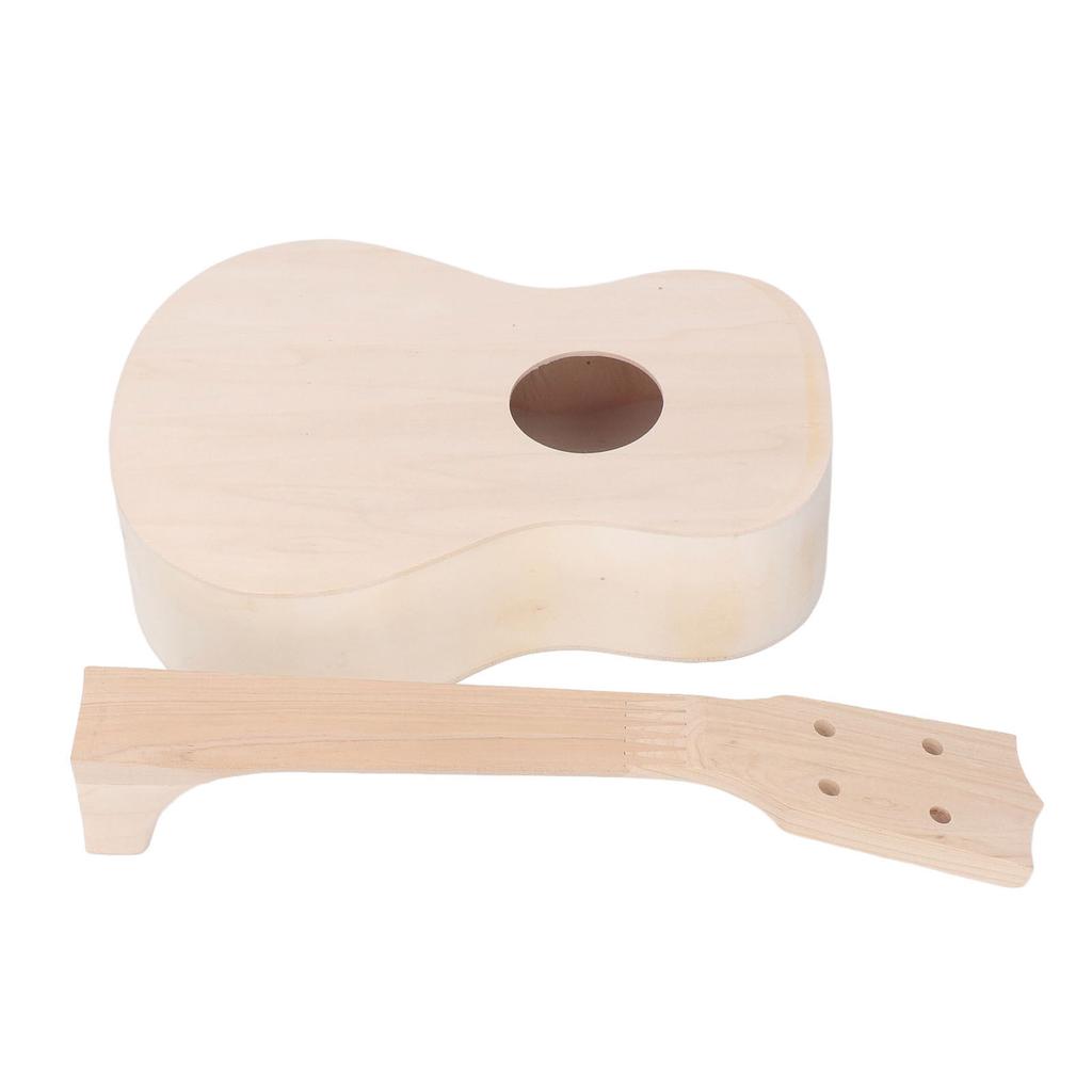 DIY Ukulele-Bausatz 23 Zoll Handbemalter Pappelholz-Hals Konzertukulele für Kinder