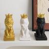 Nordic Lucky Lion Ornament With Resin Material For Living Room And Office