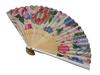 Handkerchief Fan with Floral Pattern Women's