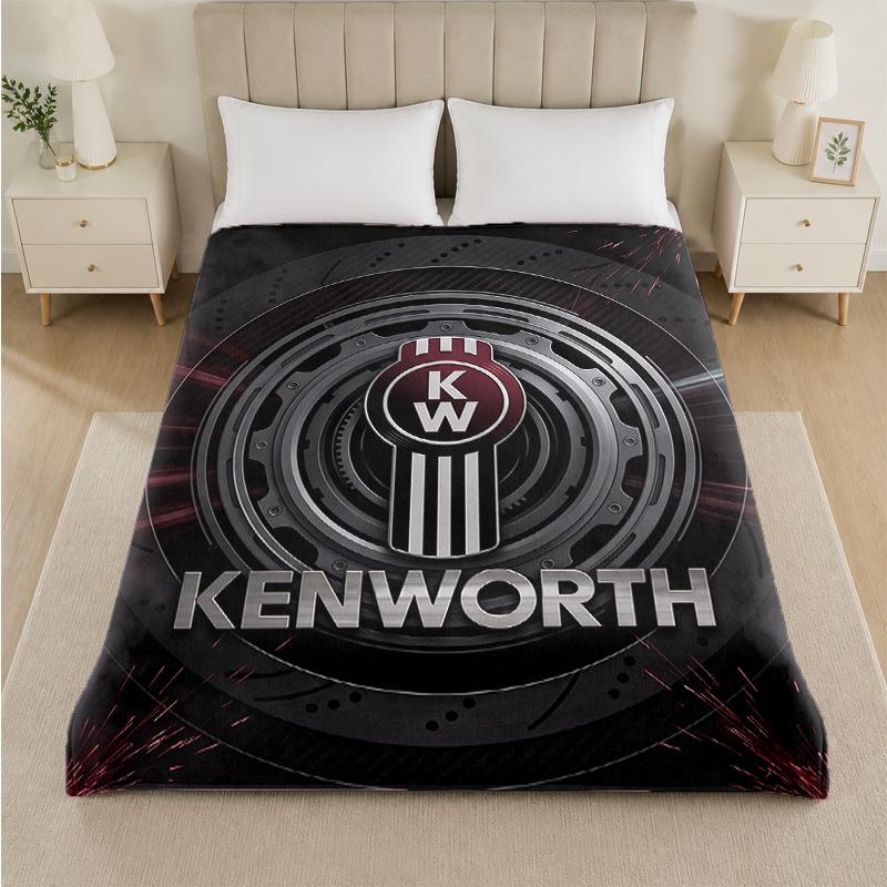 Coperta in Flanella con Stampa Kenworth Morbida Leggera Coperta Plaid in Peluche per Letto Divano Uso Domestico