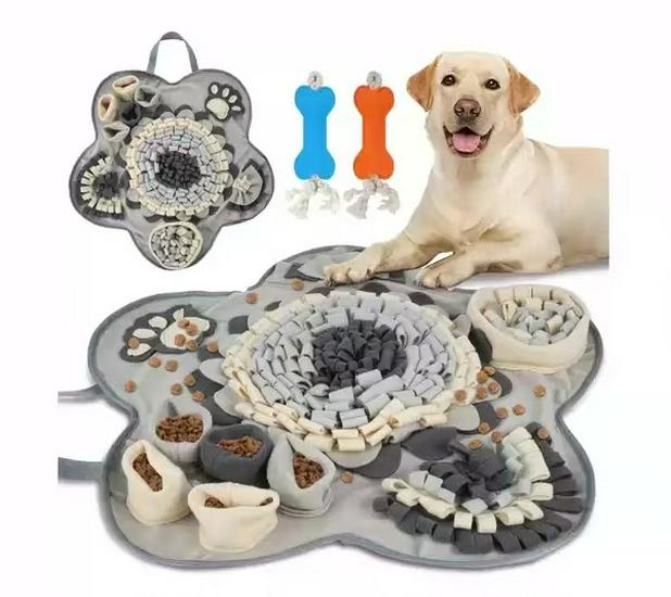 Pet Sniffing Mat: Indoor Dog & Cat Foraging Toy, Decompression Puzzle & Slow Feeder