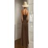 Women Retro Polka Dot Strapless Slim Fit A Line Long Dress