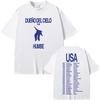DUENO DEL CIELO Tour Tee 2026 New Humbe 100%Cotton Vintage Casual Tee-shirt Unisex Round Neck High Quality Comfortable Tops