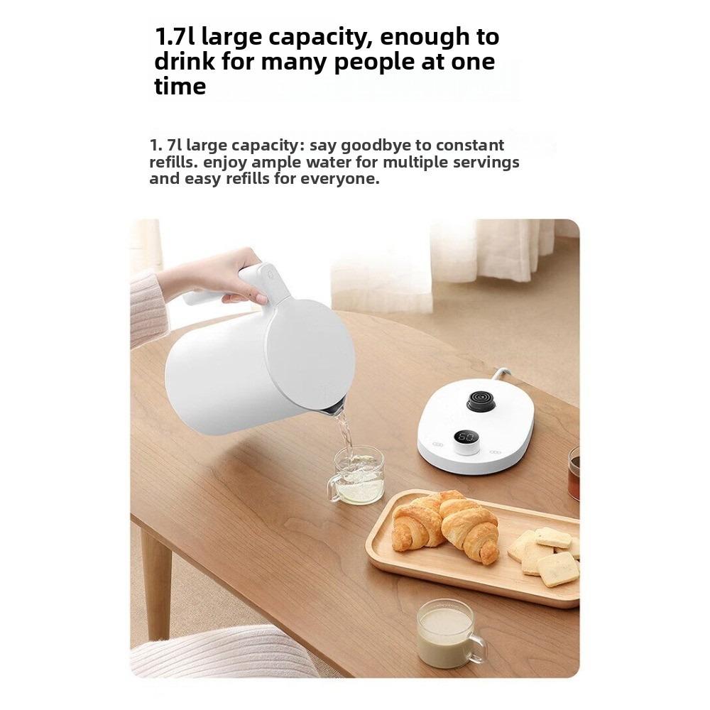 Xiaomi Mijia Thermostatic Electric Kettle 2 Pro 1.7L Quiet Boiling 0-100°C Stepless Temperature Adjustment Smart LED Display