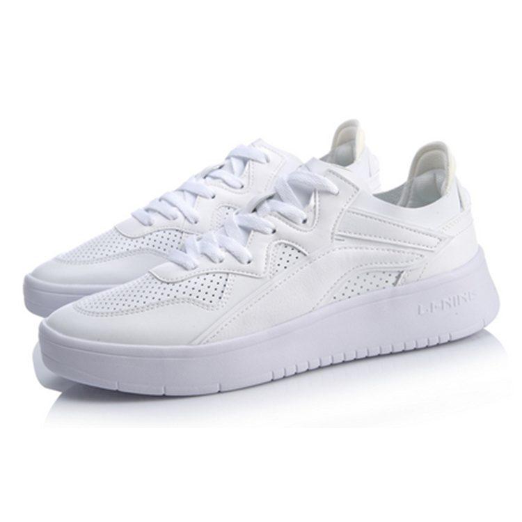 Li Ning Wave Low top Skateboard Shoes Men's White AGCQ091-1