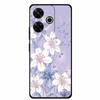 3D Embossed Case For Xiaomi Poco M6 4G Phone Case M 6 Plus Flowers Silicone Soft Coque For Xiaomi Redmi 13 13x Back Cover Case
