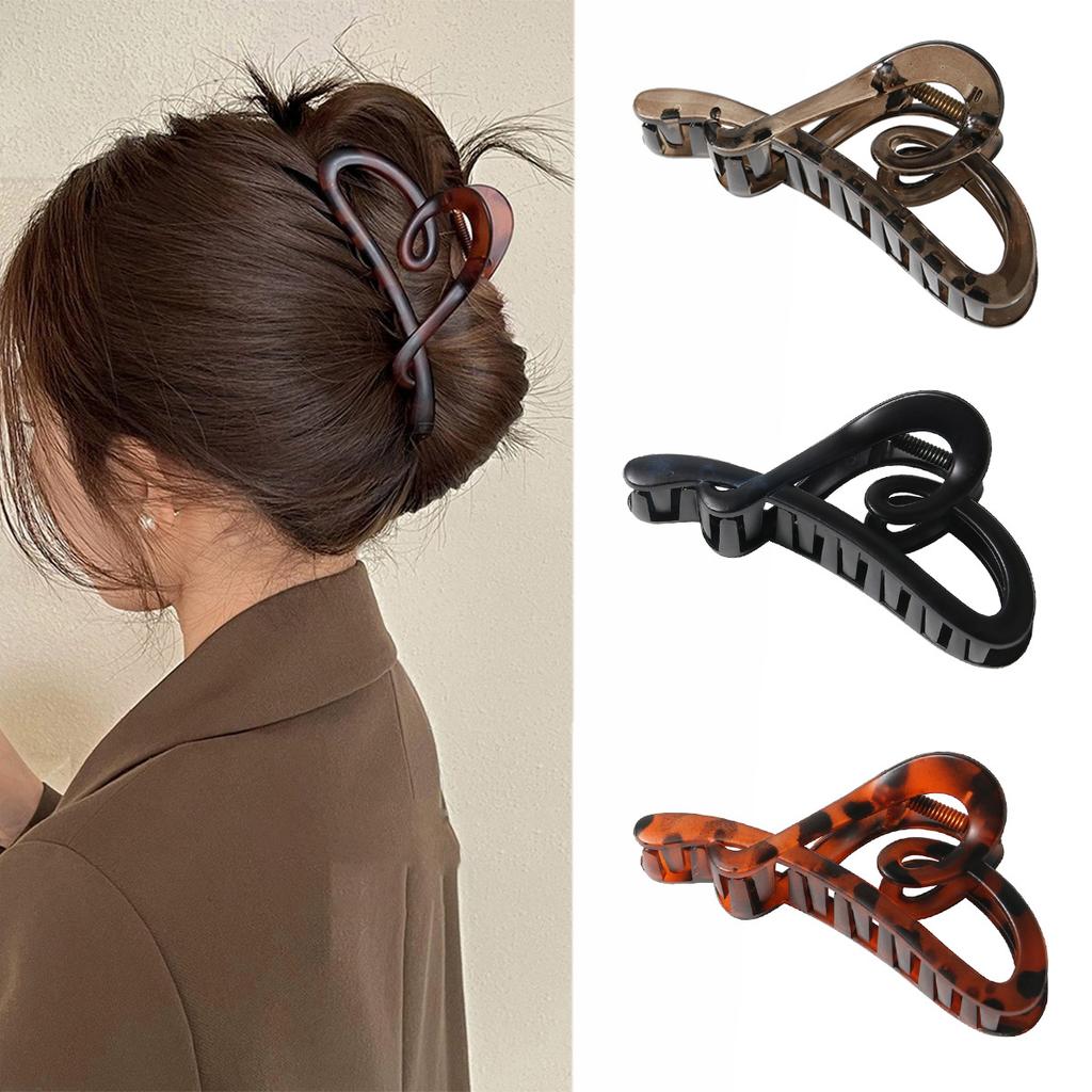 Frosted Love Clip Letter Hairpin Fashionable High-end Niche Hair Shark Clip Hair Accessories