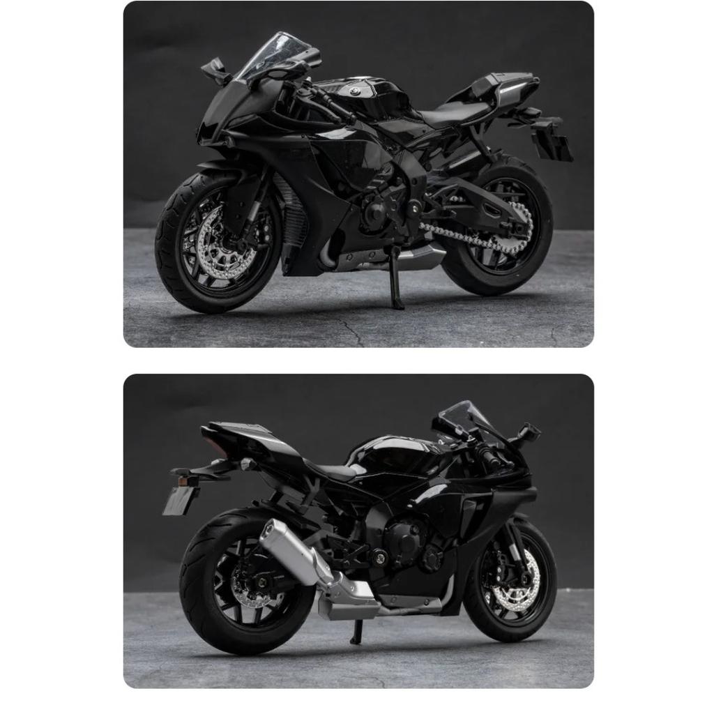 1/12 YAMAHA R1 Motorcycle Alloy Car Toys Metal Diecasts Motorcycles Model with Light and Sound Vehicle for Children Gifts M33