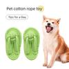 Pet Interactive Chewing Toy Cotton Slipper Rope for Small to Large Dogs Teeth Training Molar Dog Accessory