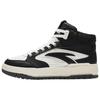 982 Thermal Abrasion Resistant Height Increasing High Top Skateboard Shoes Women's Black White 122348916-2