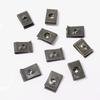 Metal U-Type Screw Fastener Clip Car Screw Base Anti-rust Clamp Fastener Bumper Fender Trim Panel Fastener Board Protection Clip