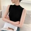 2025 Women's High Neck Sleeveless Cashmere Vest - Slimming Autumn/Winter Base Layer