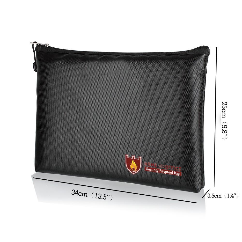 Fireproof Large-Capacity Passport & Document Storage Bag