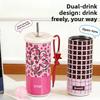 Mini Insulated Cup - Gift Water Cup for Girls with High Appearance Standards - Large Capacity, Portable with Handle Water Bottle