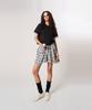 ATHPLATFORM Aw61Ps11_Embossed Check Volume G Shorts_Black