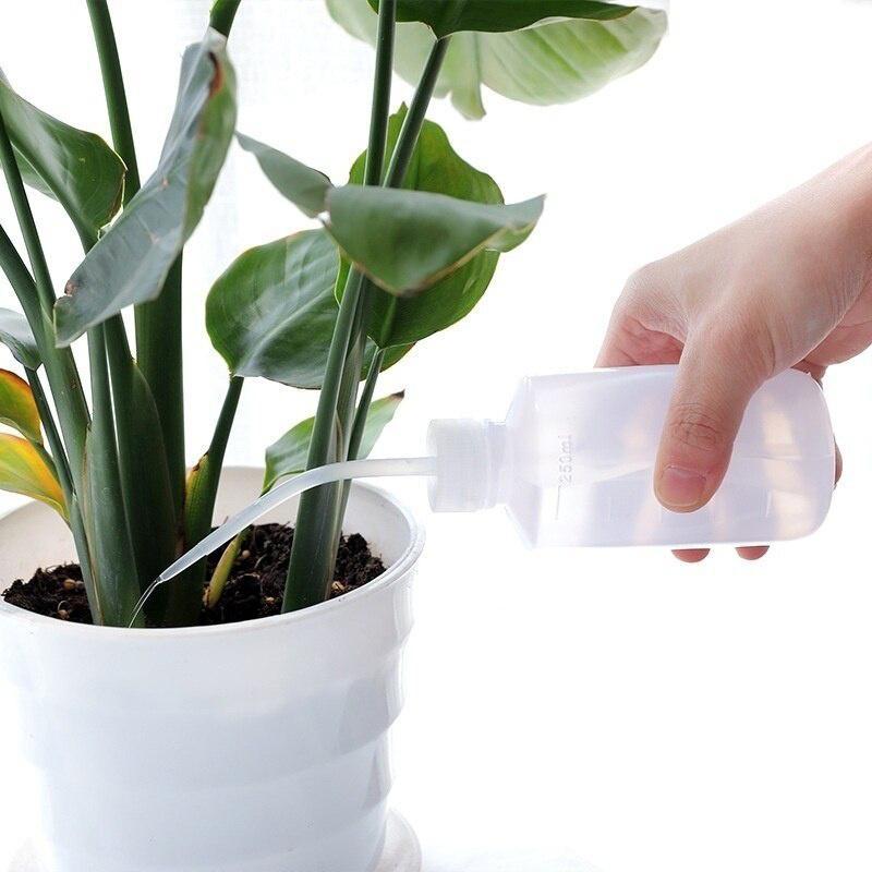 250/ 500ML Succulents Bonsai Plant Flower Watering Can Squeeze Bottles with Long Nozzle Water Beak Gardening Tool