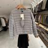 Light and Thin Women's Short Round Neck White Duck Down Autumn and Winter New V-neck Warm Jacket Down Jacket Liner