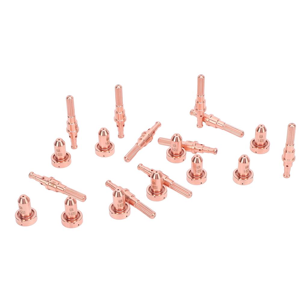 10 Set Plasma Cutting Torch Electrode Nozzle Tips 60A 98215 98210 Brass Replacement Consumables