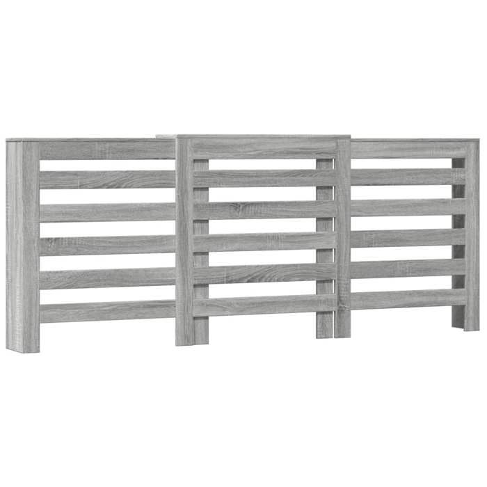 VidaXL Radiator Cover Sonoma Grey 205x21.5x83.5 Cm Engineered Wood, Radiator Cap, Top Radiator Cover, Radiator 852722