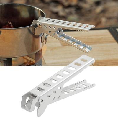 2 In 1Camping Anti-Scald Pot Pan Bowl Gripper Outdoor Hiking Cooking Picnic Barbecue Cookware Anti-hot Handle Holder Clip Clamp