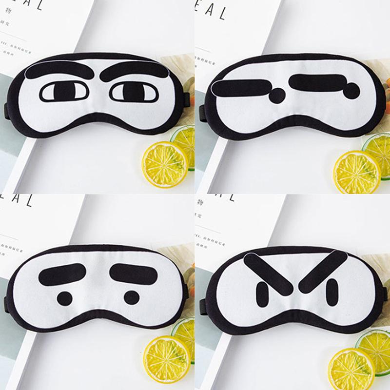 New Cartoon Sleep Eye Mask Cute Funny Anime Eye Cover Sleeping Mask Eye Shade Band Blindfolds Sleep Aids Travel Rest Eyepatch