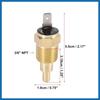 Universal Automotive Radiator Engine Cooling Fan Temperature Thermo Sensor Switch 3/8" NPT 160 Degree on 145 Degree Off Item Replacement