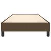 Vidaxl Bed Frame Without Mattress, Dark Brown, 90X200 Cm, Fabric