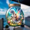 Acrylic Fairy & Unicorn Sun Catcher, Acrylic Sign, Four Seasons Decoration, with Wall Hanging, Novelty Home Decor
