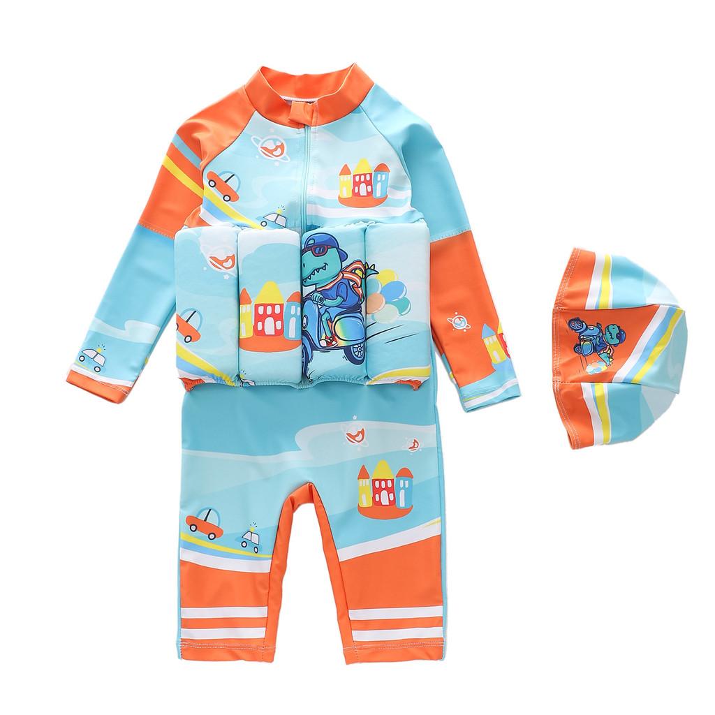 Kinder Haifisch Cartoon Schwimmweste aus Polyester für Schwimmen und Wassersport