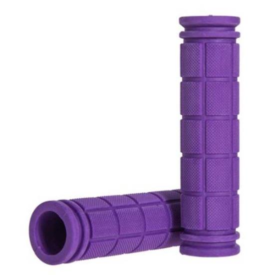 1 Pair Handle Grip Cover Non-slip Lightweight Rubber Multicolor Squares Bicycle Handlebar Cover Cycling Parts