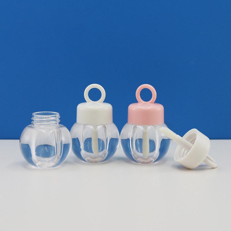 

Пустой 2 мл круглый гантелеобразный белый тюбик для блеска для губ пластиковый контейнер для жидкой помады для губ косметический образец блеска для губ многоразовый