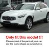 For Infiniti FX35 FX37 EX35 EX37 2009-2014 Car Sticker Rearview Side Mirror Cover Wing Cap Exterior Case Trim Accessories Parts