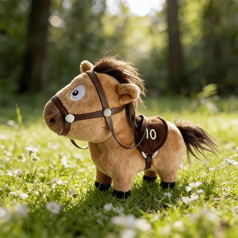 Horse Year Mascot Plush Toy Little Horse Wind And Waves Horse Pendant Keychain
