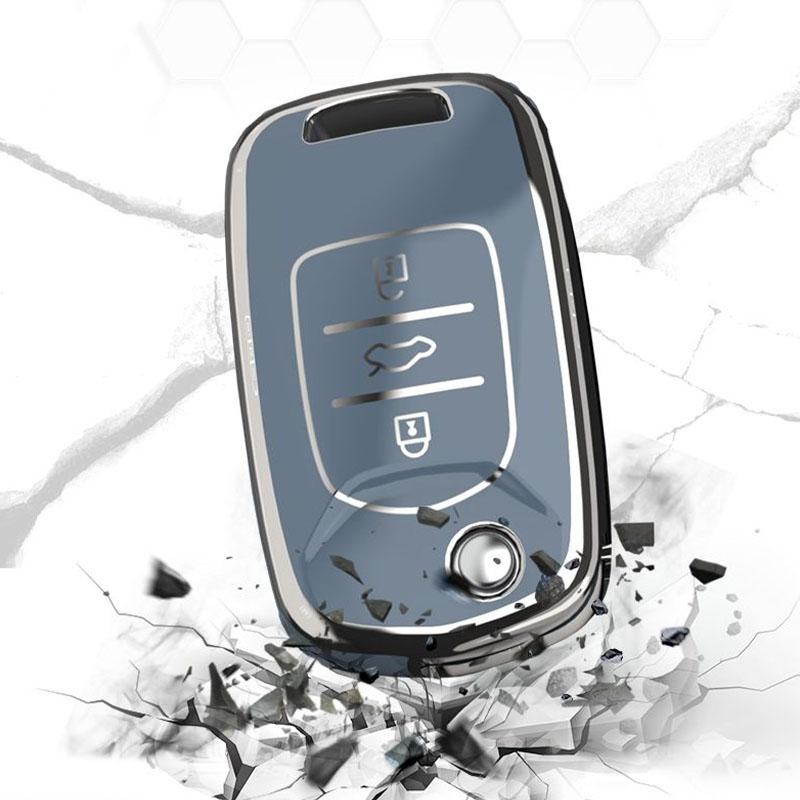 TPU Car Key Cover Holder Shell for Baojun 560 Rs-5 530 630 310 E100 310W 510 730 360 Flip Key Bag Keyless Car Accessories