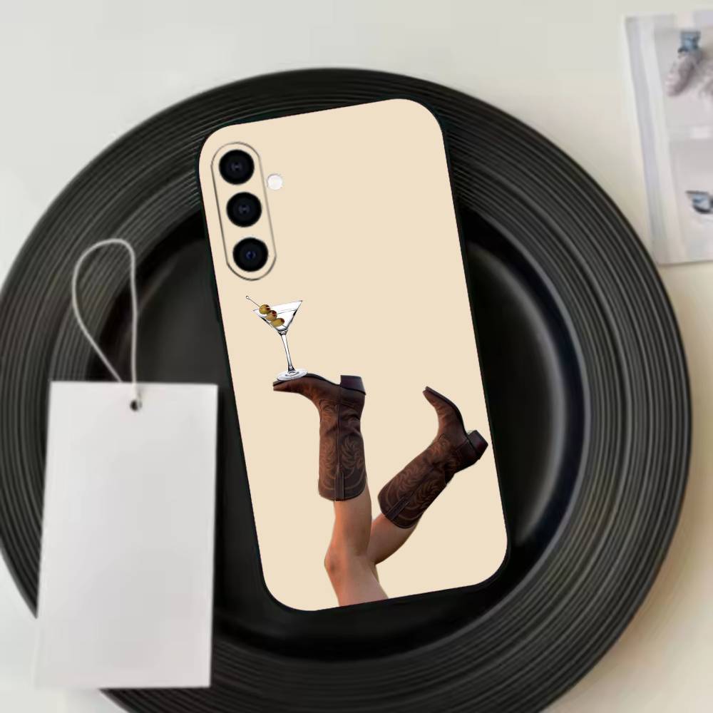 Fashion Retro Western Cowboy  Phone Case For Samsung Galaxy A73,A72,A71,A70,A53,A52,A51,Soft Silicone Black Cover