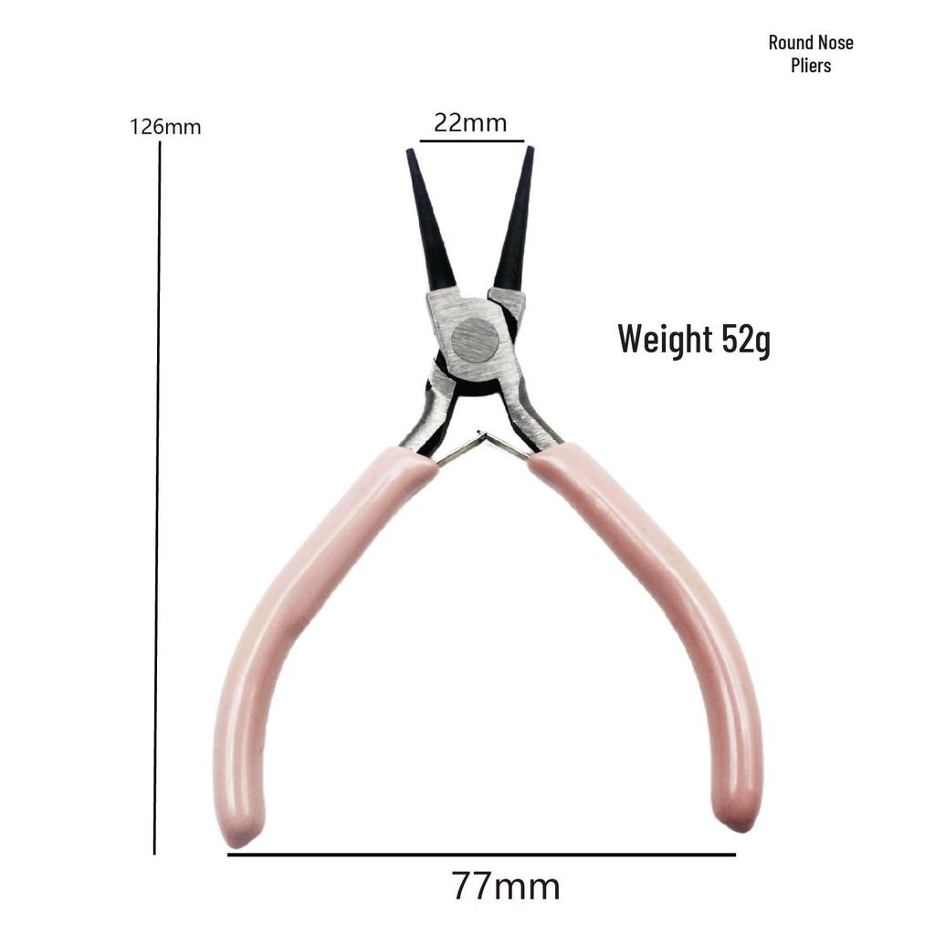 DIY Handgefertigt 5-Zoll Mini Multifunktionszange: Spitzzange, Rundzange, Seitenschneider für Schmuck.