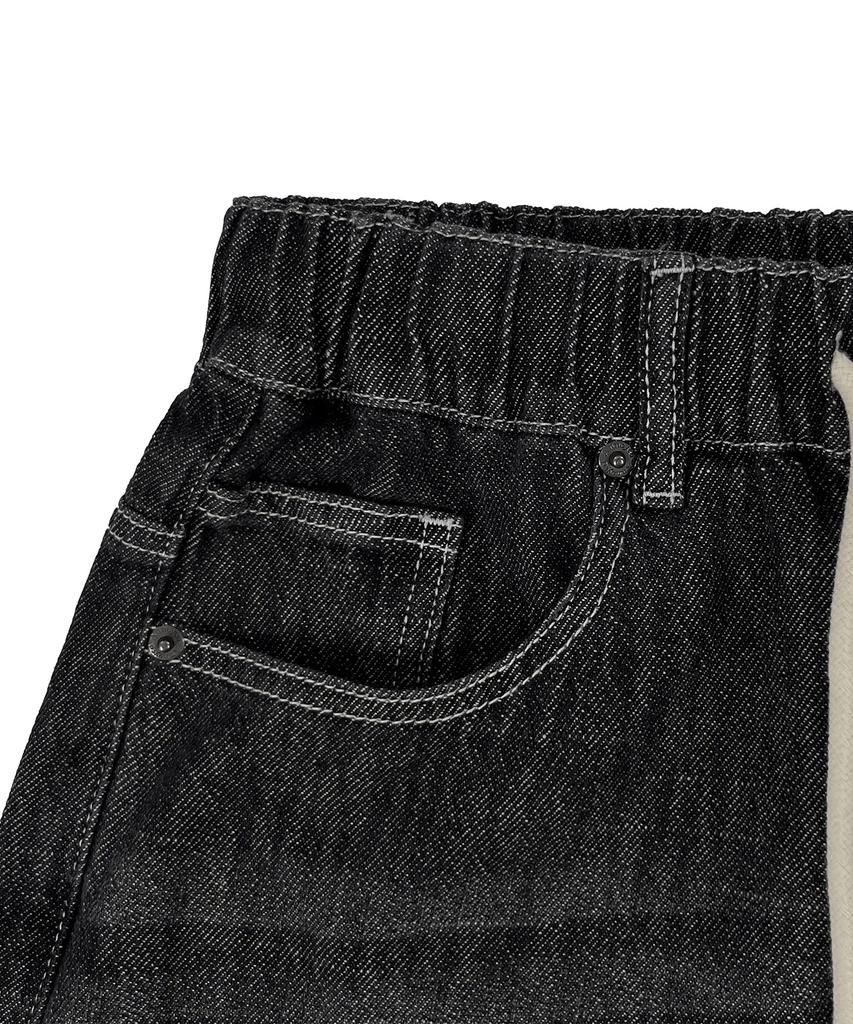 Eonoideu Basic Washed Denim Bermuda Shorts Lq2Du383_Black