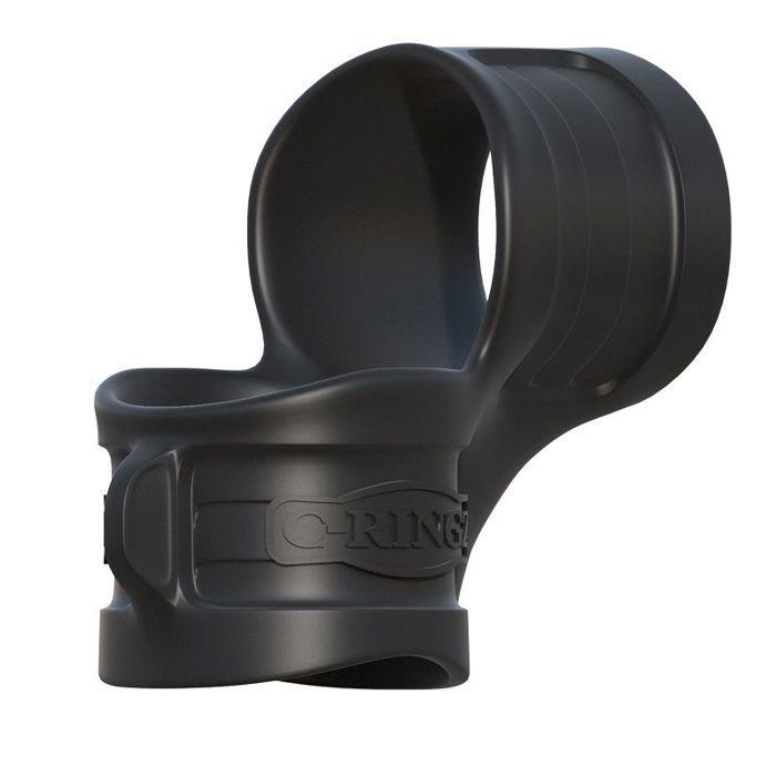 Anneau pour pénis et testicules - pipedream - mr big - noir - pour adultes - expérience intense