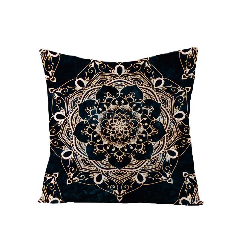 Bohemian Mandala Style Polyester Pillowcase Square Sofa Pillowcase Home