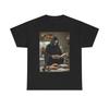 The Grim Reaper Studies a Cookbook T-Shirt Funny Halloween Tee for Dark Humor