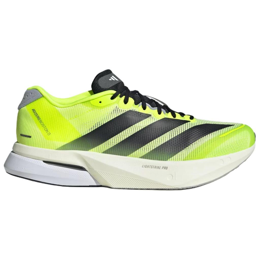 adidas Adizero Boston 13 Lucid Lemon Black Men Sneakers Yellow Core-Black Halo-Silver JS4933
