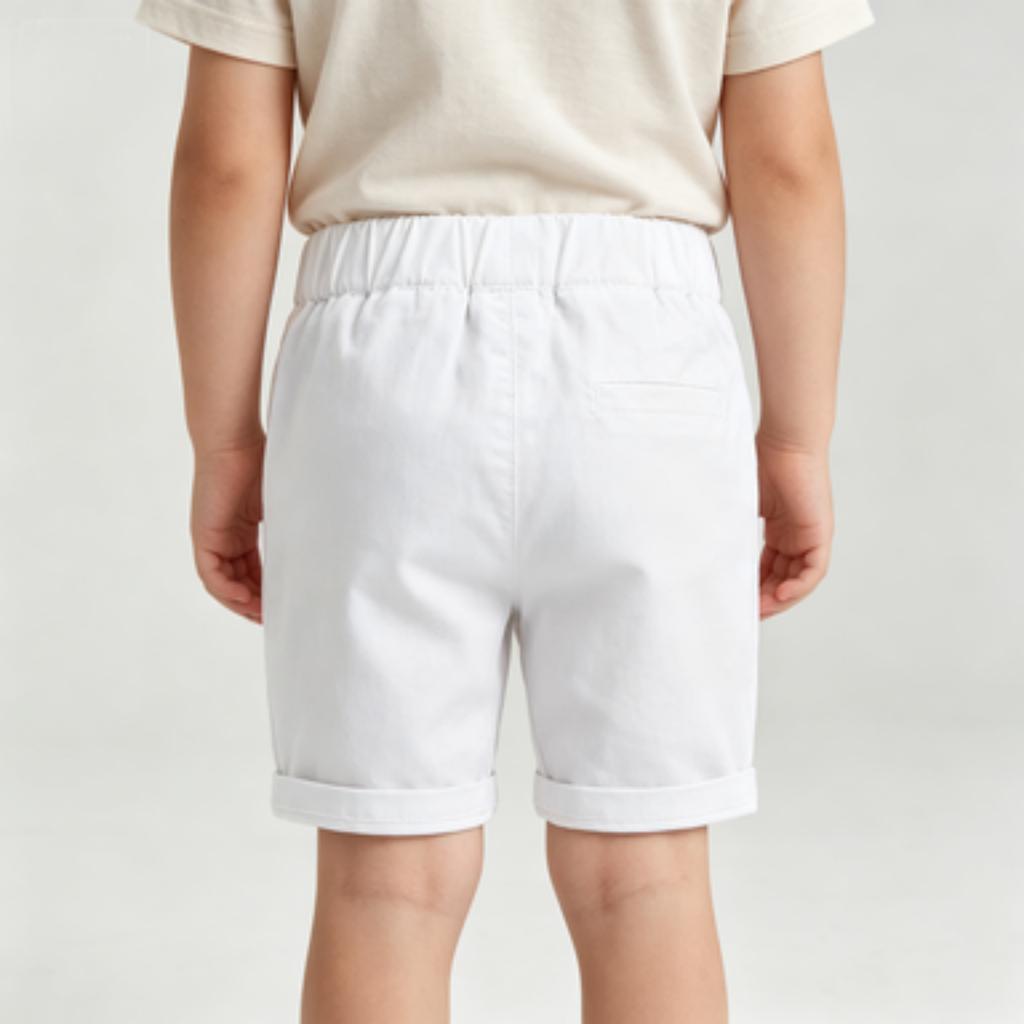 Pantaloncini Casual in Cotone per Bambini Lunghezza 5/5 Comodi Pantaloncini Estivi per Ragazzi e Ragazze